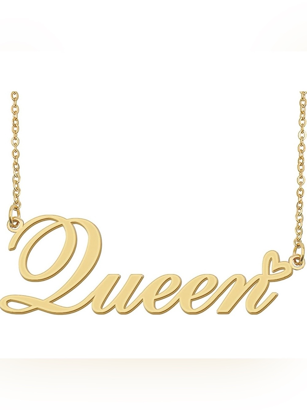 Queen Gold Necklace for Women 16 to 18 inches